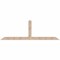 Ekena Millwork Portland Smooth Timber Gable Bracket, Douglas Fir, 108"W x 36"H x 3 1/2"D x 5 1/2"F, 8/12 Pitch GBW108X36X0406POR00SDF - alternate 1